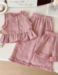 Rainbow Ruffle Co-ord Set